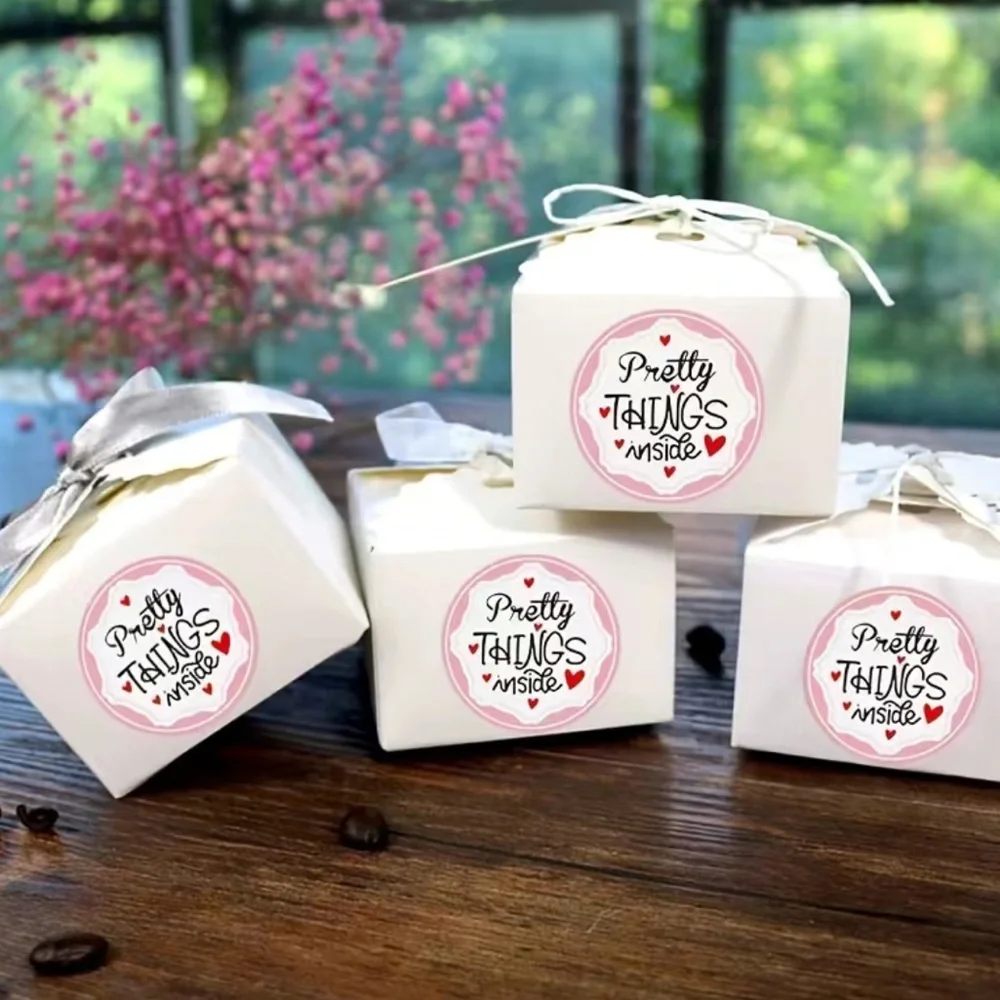 500 Roll Pretty Things Inside 1” Round Stickers PRICE IS FIRM - Picture 3 of 3